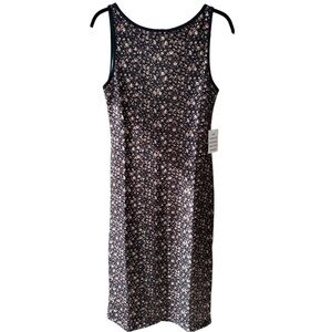 JOYFOLIE NWT Medium Mia Joy Lizette Dress Black Mini Floral (REVERSIBLE DRESS)